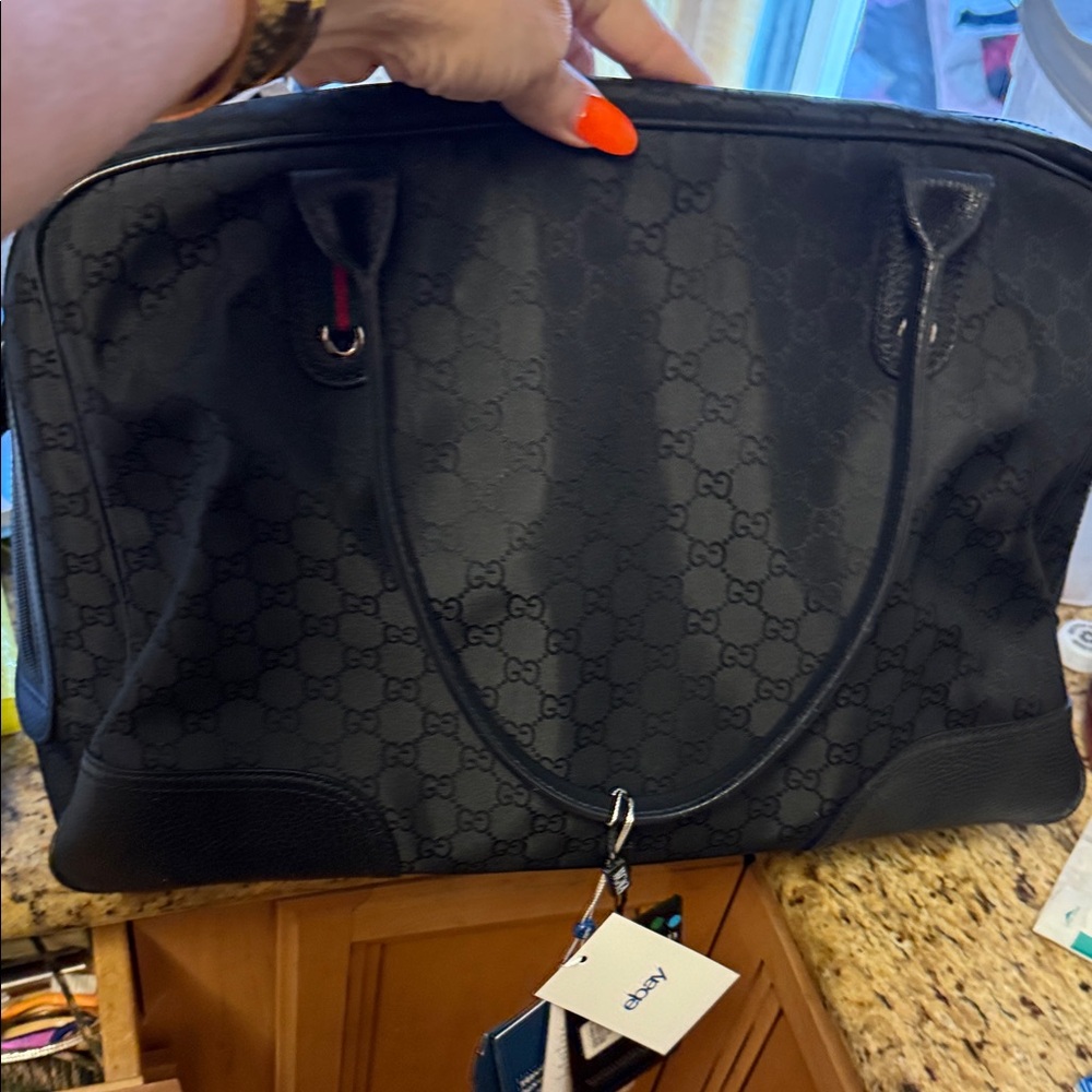 Gucci Black Travel Bag
